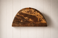 Wood burned Maple Cookie live edge