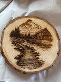 The Cabin-  Live Edge ArtWork