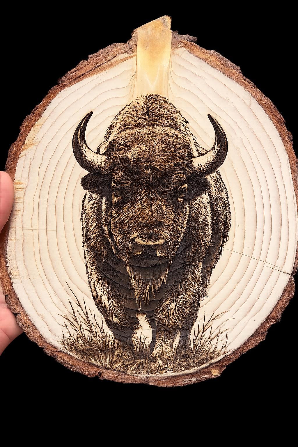 The Buffalo- Live Edge ArtWork